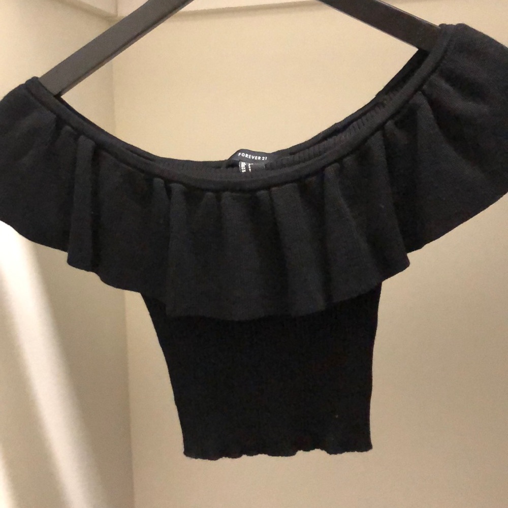 Crop Ruffle Top